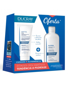 Ducray Kertyol Scaling PSO Shampoo + Free Elution Shampoo