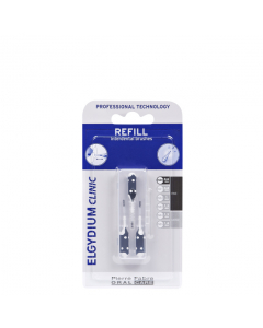 Elgydium Clinic Refill Interdental Brushes Black x3