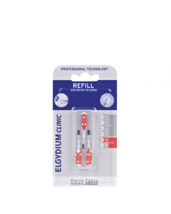 Elgydium Clinic Refill Interdental Brushes Red x3