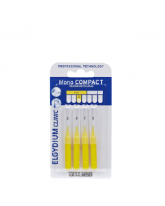 Elgydium Clinic Mono Compact Interdental Brushes Yellow x4