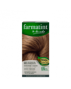 Farmatint Permanent Gel Hair Color 6N Dark Blonde