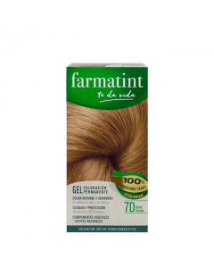 Farmatint Permanent Gel Hair Color 7D Golden Blonde