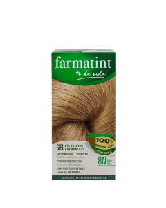 Farmatint Permanent Gel Hair Color 8N Light Blonde