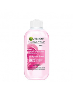 Garnier SkinActive Leche limpiadora calmante de agua de rosas 200ml