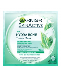 Garnier Skinactive Hydrabomb. Mascarilla Hidratante Matificante 1un.
