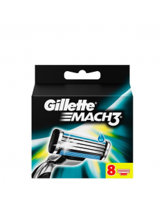 Gillette Mach 3 Refill Blades x8