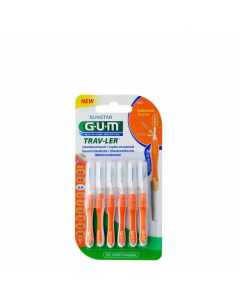 Gum Trav-Ler Brushes 0.9mm x6