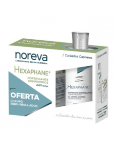 Hexaphane Kit Fortifying Tablets + Seboregulating Shampoo