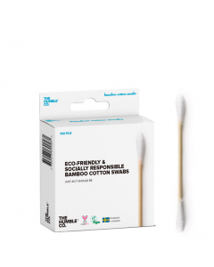 The Humble Co Bamboo Cotton Swabs White 100-pack