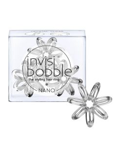 Invisibobble Nano Hair Ring Crystal Clear x3