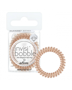 Invisibobble Slim The Elegant Hair Ring Bronze And Beads x3