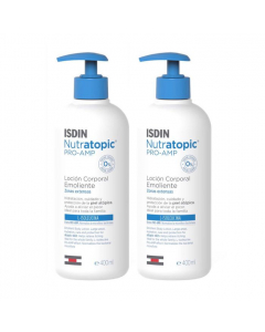 Isdin Nutratopic Pro-Amp Emollient Body Lotion 2x400ml