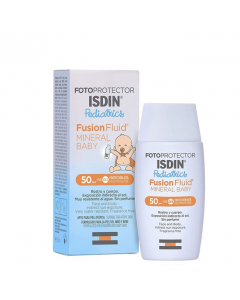 Isdin Photoprotector Fusion Fluid Mineral Baby Pediatrics SPF50 +. Fluido Solar 50ml