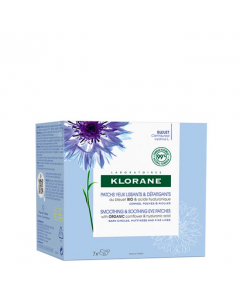 Klorane Cornflower Parches para ojos suavizantes y calmantes x7