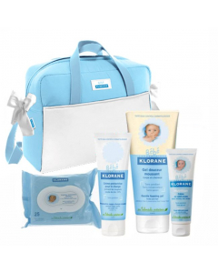 Klorane Blue Maternity Bag Pack (200ml+40ml+75ml+25pcs)