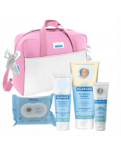 Klorane Pink Maternity Bag Pack (200ml+40ml+75ml+25pcs)