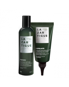 Lazartigue Fortifying Shampoo + Exfoliating Gel Pack