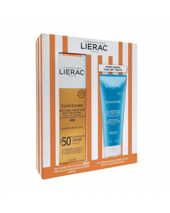 Lierac Sunissime Anti-Age Global BB Fluid SPF50+ Doré + Anti-Age Global Repair Milk Gift Set