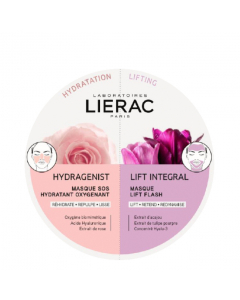 Lierac Hydragenist and Lift Integral Duo Masks Moisturizing + Firming 2x6ml