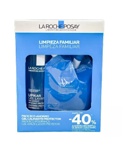 La Roche-Posay Lipikar Pack Cleansing Gel + Refill