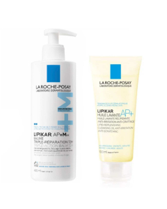 La Roche Posay Lipikar AP+M Bálsamo + Aceite limpiador Pack