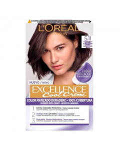 L'Oréal Excellence Cool Creme Permanent Hair Color 5.11 Ultra Ash Light Brown
