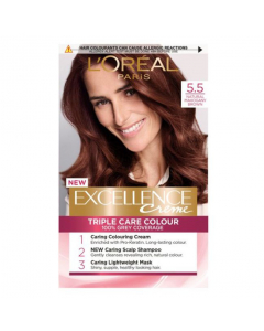L'Oréal Paris Excellence Crème Permanent Hair Color 5.5 Natural Mahogany Brown