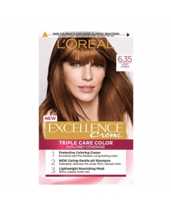 L'Oréal Paris Excellence Crème Permanent Hair Color 6.35 Light Amber