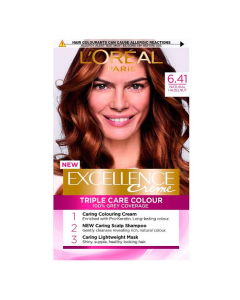 L'Oréal Excellence Crème Permanent Hair Color 6.41 Natural Hazelnut
