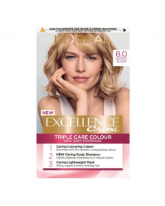 L'Oréal Excellence Crème Permanent Hair Color 8.0 Natural Blonde