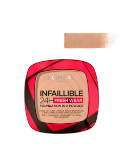 L'Oréal Paris Infaillible 24h Fresh Wear Foundation in a Powder 130 True Beige 9g