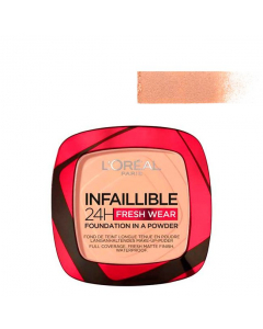 L&#39;Oréal Infaillible 24h Fresh Wear Foundation en polvo 245 Golden Honey 9g