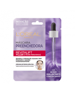L'Oréal Revitalift Filler Hyaluronic Acid Redensificante lámina de
cara Mask