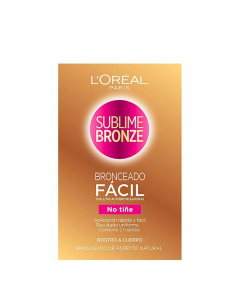 L‘Oréal Sublime Bronze Self Tanning Wipes x2