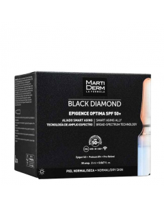 Martiderm Black Diamond Epigence Optima SPF50 + Ampollas Anti-Edad 30un.