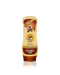 Australian Gold Lotion Sunscreen with Instant Bronzer SPF50 237ml