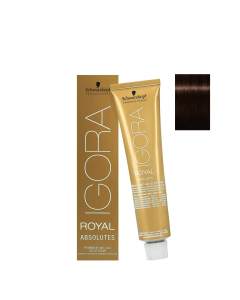 Schwarzkopf Igora Royal Absolutes Permanent Color 4-60 Medium Chocolate Brown 60ml