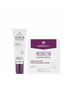 Neoretin Discrom Control Gel Cream + Lightening Peel Pads Gift Set