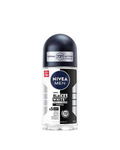 Nivea Men Black & White Invisible Original Anti-Stain Roll-On Deodorant 50ml