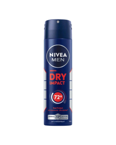 Desodorante en spray sin alcohol Nivea Men Dry Impact 150 ml