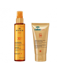 Nuxe Sun SPF30 Pack Tanning Oil + Face Cream