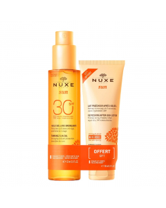 Nuxe Sun Tanning Oil SPF30 + After-Sun Lotion Gift Set