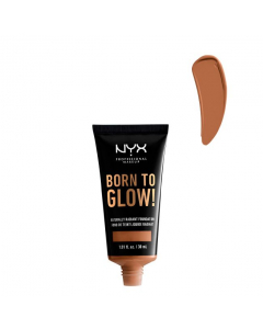 NYX Born To Glow Base de maquillaje naturalmente radiante Caoba 30 ml