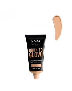 NYX Born To Glow Base de maquillaje naturalmente radiante Vainilla cálida 30 ml