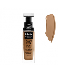 NYX Can't Stop Won't Stop Full Coverage Foundation Golden 30ml
