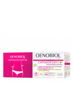 Oenobiol Weightloss 3 in 1 Capsules 2x60