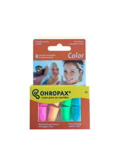 Tapones para los oídos de espuma de color Ohropax x8
