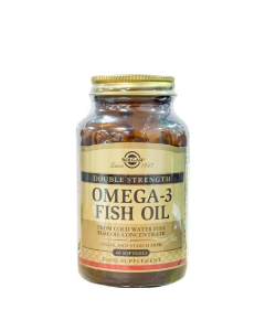 Solgar Omega-3-Kapseln mit doppelter Stärke, 60 Stück.