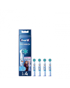 Oral-B Pro Kids 3+ Frozen Electric Toothbrush Refills x4