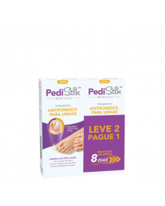 PediSilk Medical Anti-Fungal Nail Treatment Duo 2x7ml